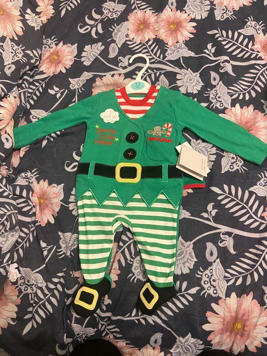 Коледно костюмче Geogre / Елф 0-3 месеца