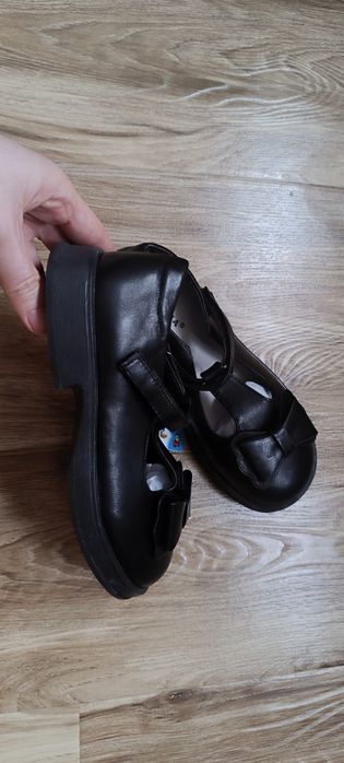 Новые мягкие школьные туфли в стиле Мэри Джейн, р.33