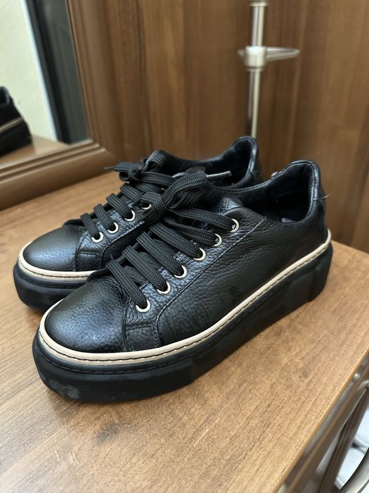 Осенний обувь натуральная кожа