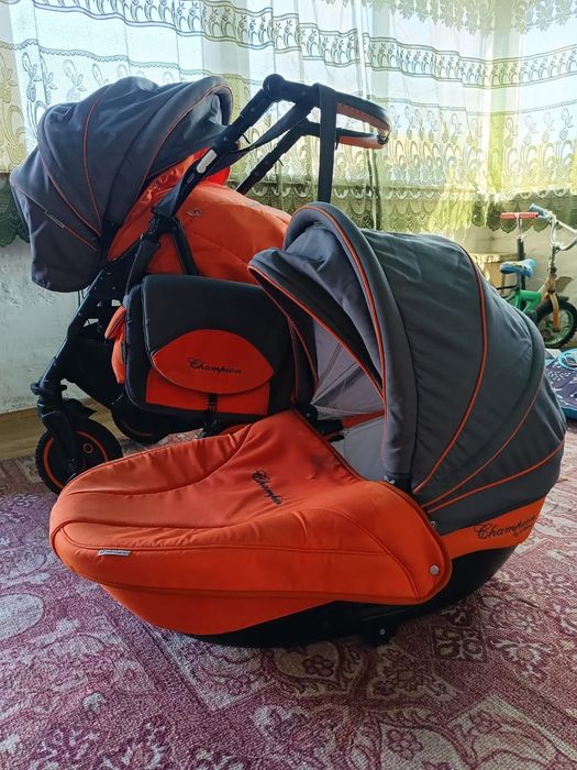 Коляска 2*1, очень удобно