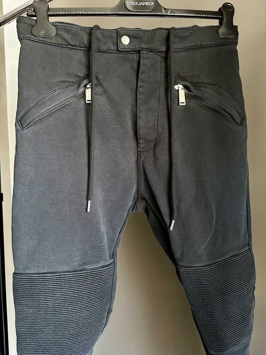 Dsquared2 Оригинално долнище (joggers) Цвят черен Размер М. ТОП кач-во