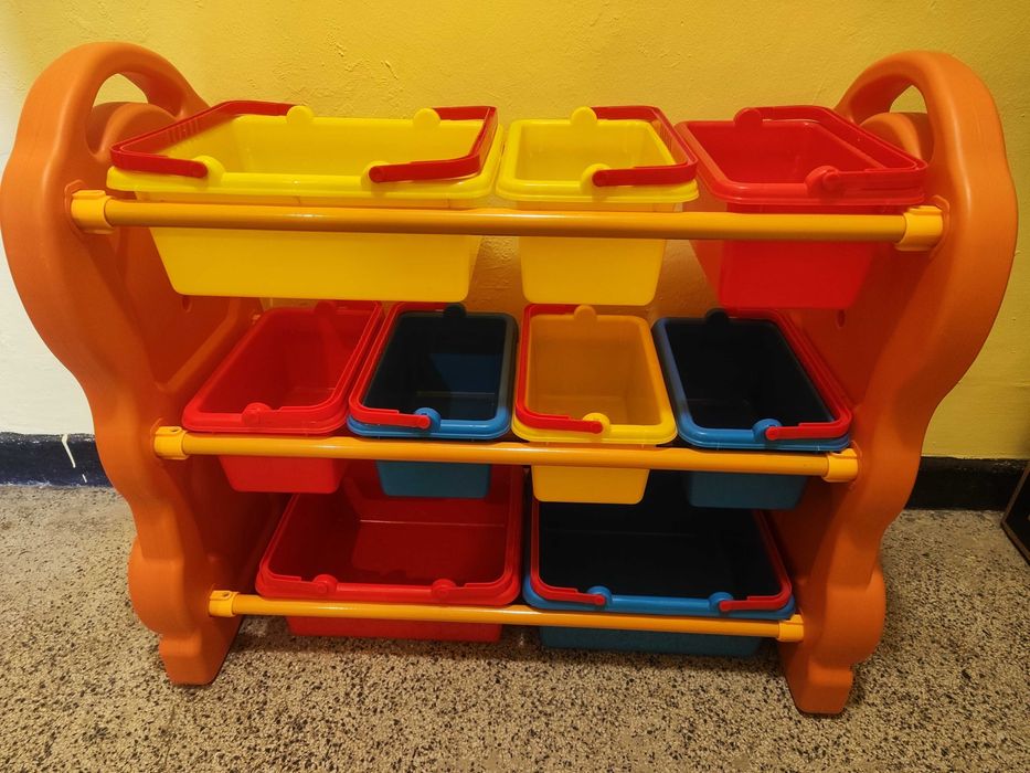 Детски 3-етажен органайзер за играчки