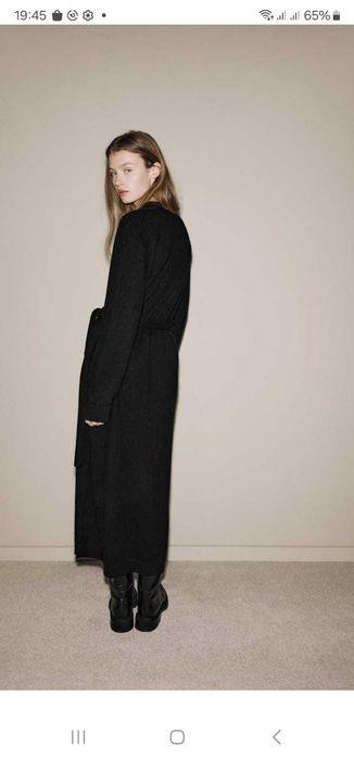 Кашемировое платье ZARA