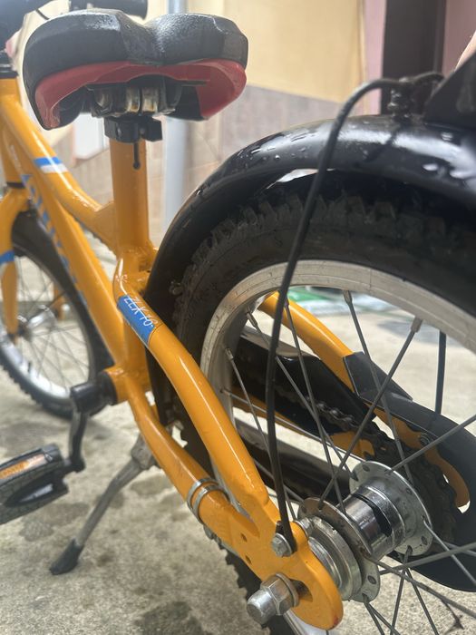 Bicicletă copii Puky ZLX 16 Alu – Super ușoară – Galben/Albastru