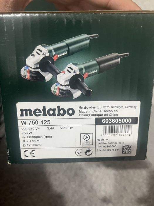 Flex profesional metabo W750-125