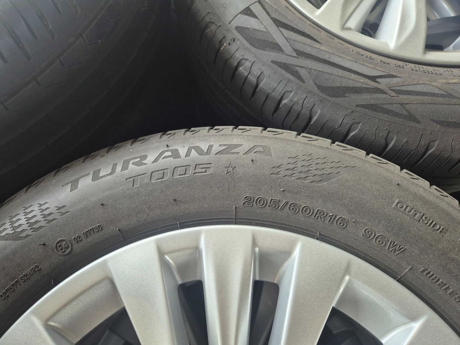 4 Anvelope de VARA - 205/60/16 - BRIDGESTONE Turanza * - CA UNELE NOI - DOT 2021 !
