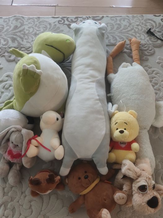 За все мягкие игрушки 3000т