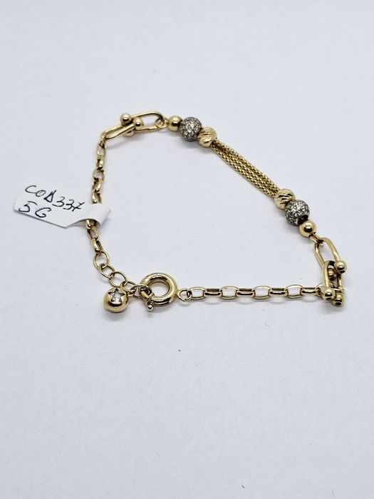 Vand bratara din aur 14 k 5 g cod 337