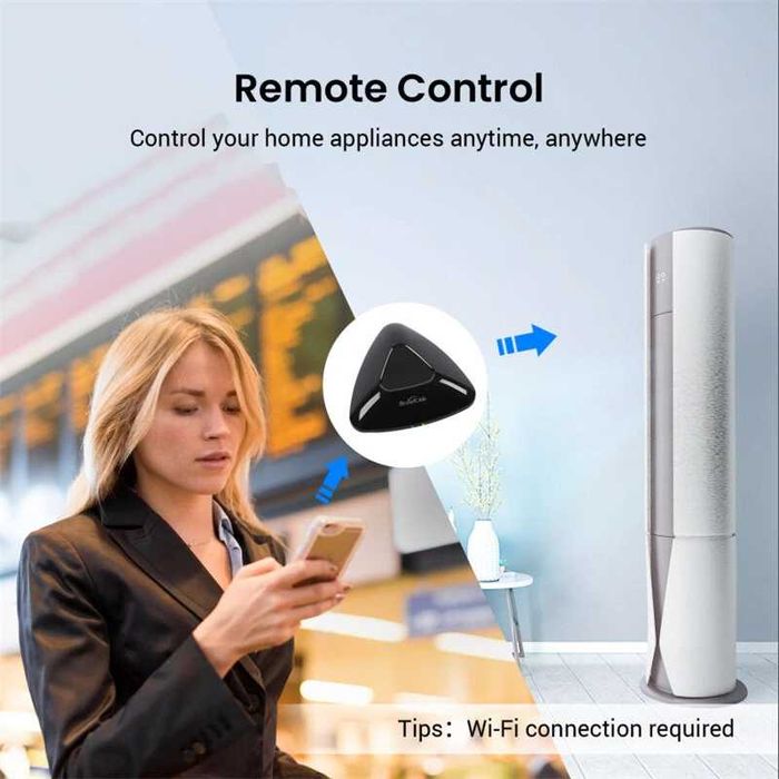 Telecomanda universala inteligenta BroadLink RM PRO, Wi-Fi case smart