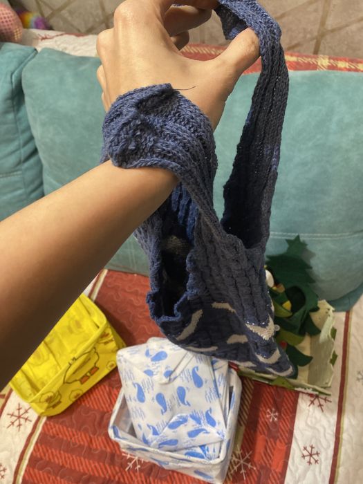 Новогодние сумочки корзинки