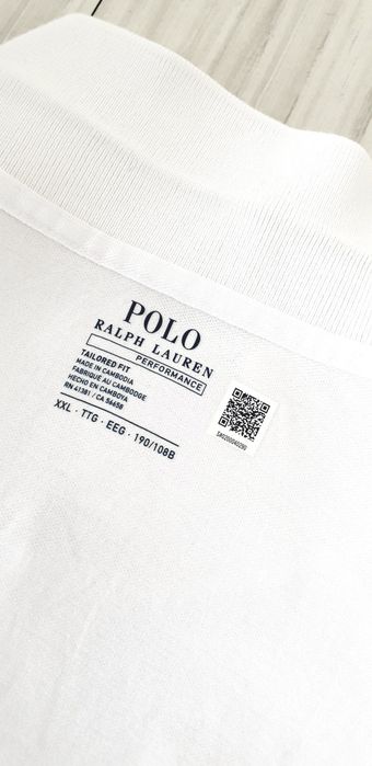 POLO Ralph Lauren Pique Cotton Tailored Fit 2XL ОРИГИНАЛ Мъжка Тениска