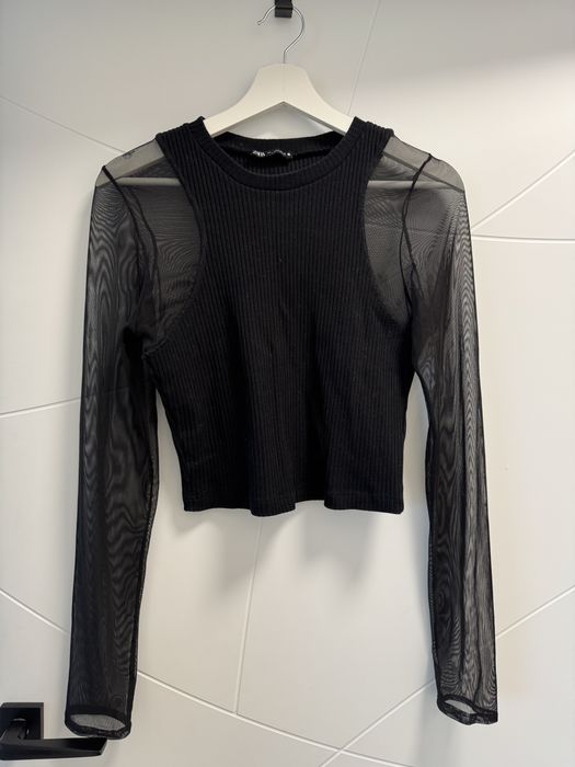 Скъсен топ Zara - L