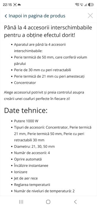 Perie par ondulator uscator