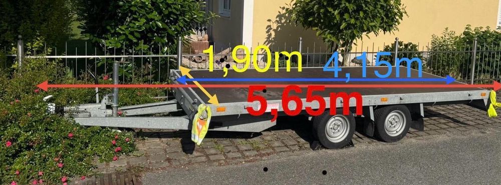 Vand remorca dublu ax cu prelata