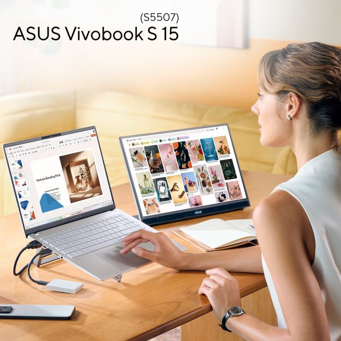 Asus Vivobook S15 Мощный процессор Snapdragon  X Elite 16GB/1TB SSD