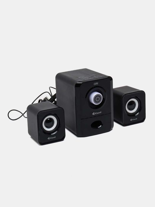 Компютърни Тонколони Kisonli U-2900BT, Bluetooth, 5W+2x3W, USB, Черен