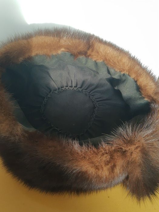 Шапка норковая высокая