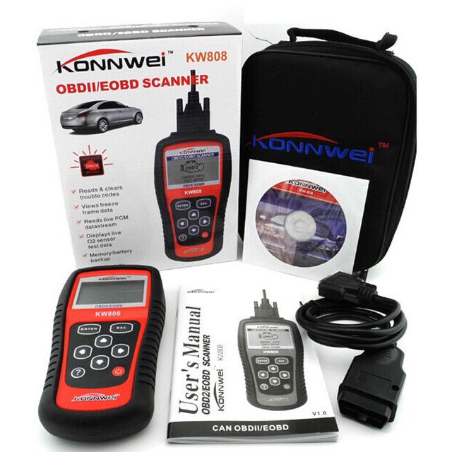 Автодиагностика Konnwei KW808 OBD2 Diagnostic