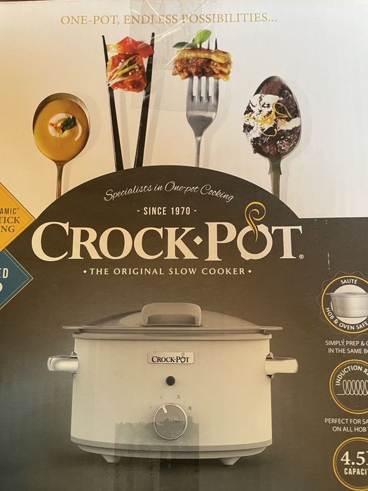 Oală Crockpot DuraCeramic Alb