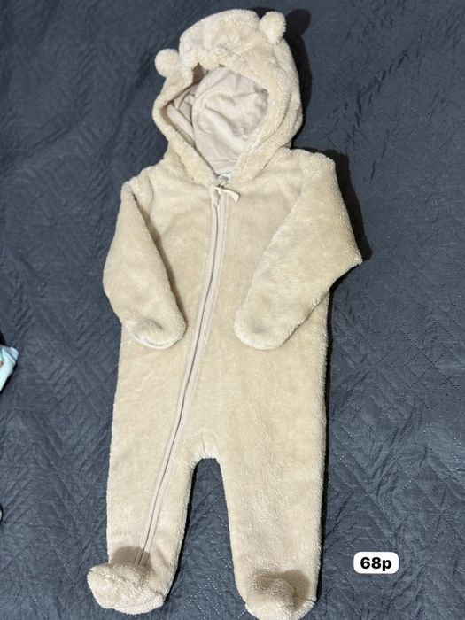 Комбинезон + шапка зимние