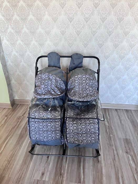 Санки двойные близнецы