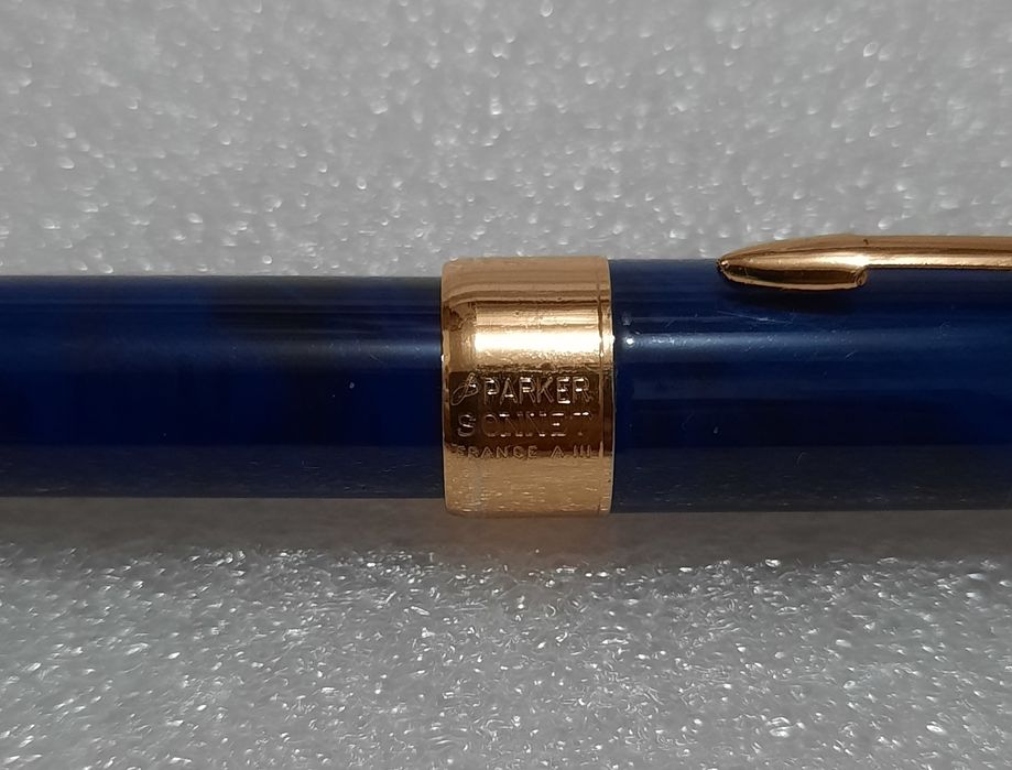 Stilou Parker Sonnet France A III, placat cu aur 23K