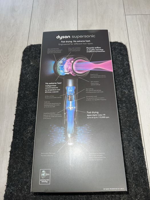 Dyson Supersonic gri/fucsia