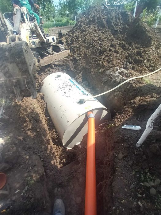 Fose septice ecologice cu montaj, sistem de drenaj