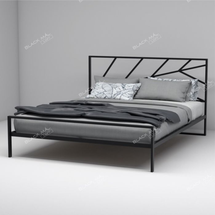 Металлическая кровать LAZANA | Двуспальная loft krovat | Temir karovat