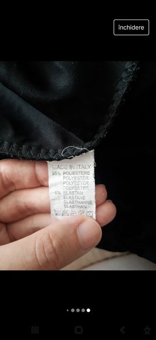 Rochie neagra cu fluturi