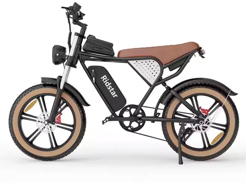 В ПЕРФЕКТНО СЪСТОЯНИЕ електрически велосипед Ridstar Q20