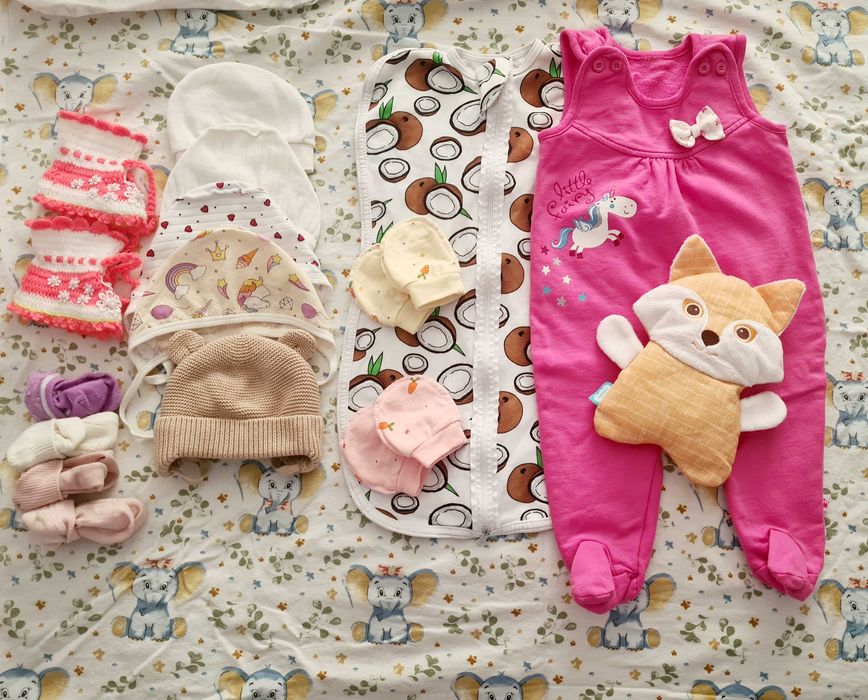 Пакет детских вещей для новорожденного
