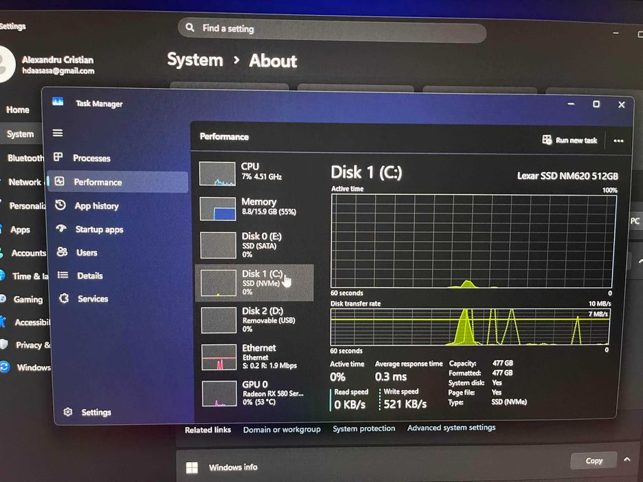 Vand PC Gaming | Ryzen 5 5600x | 16GB RAM DDR4 3200mhz | RX 580 8GB | SSD 512 M.2