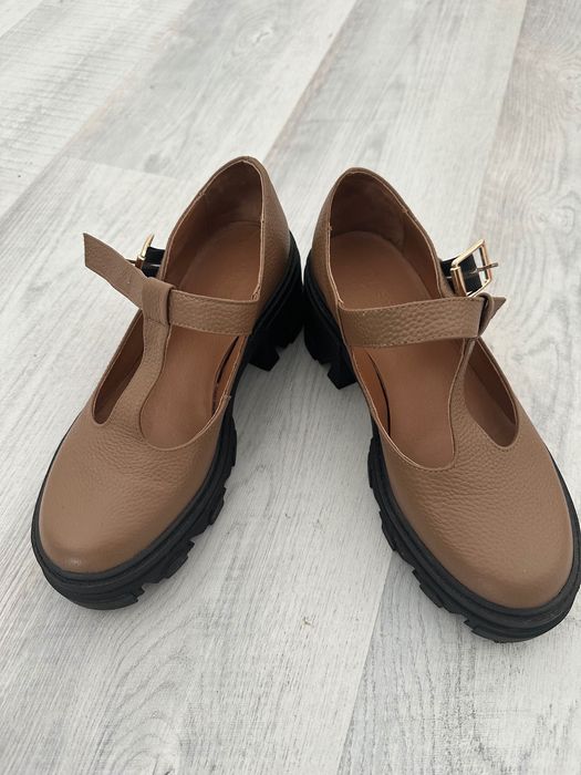 Pantofi de piele naturala Dasha, nr 37