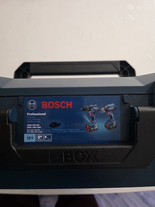 Bosch Professional комбо – GSB 18V-28 + GDX 18V-180, 1