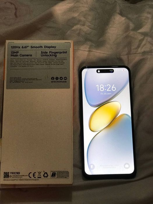 Techno spark go1 sotiladi 4+4/128