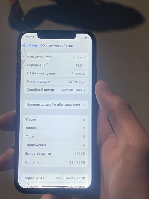 Iphone Xs 256gb sotiladi