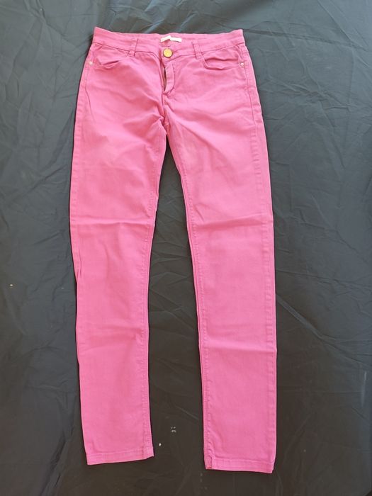 Pantaloni dama roz Stradivarius