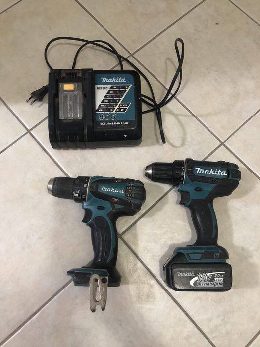 Set filetante Makita DDF 456 si DDF 482 cu 1 acumulator si incarcator