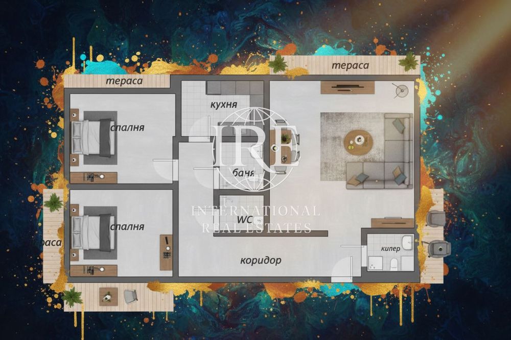 Продава се Четиристаен апартамент в Варна, Чайка - 107 кв.м за 1235 €/кв.м - Снимка #1