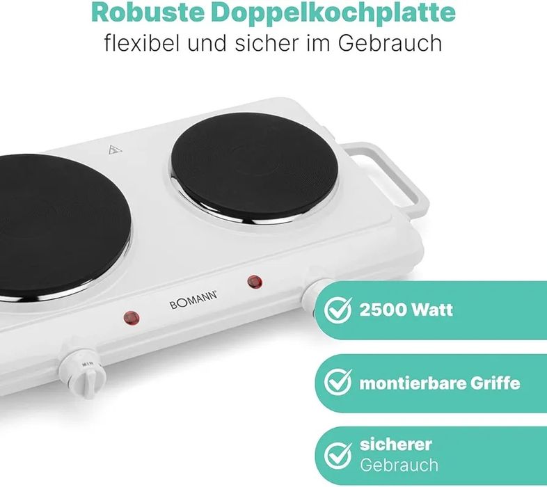 Нов двоен котлон Bomann DKP 5028 CB бял