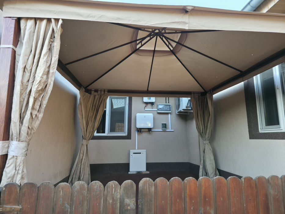 Pavilion gradina cu pereti 3×3 m