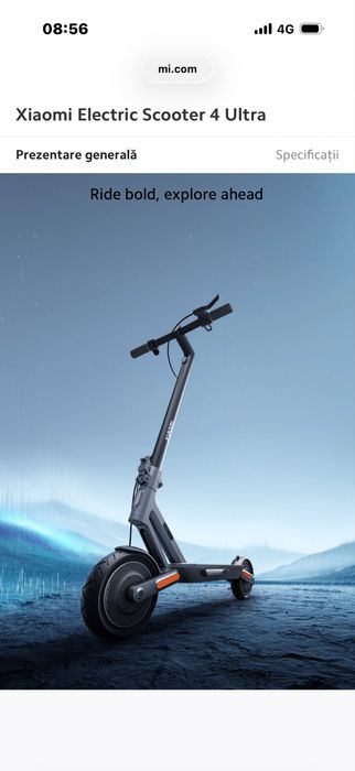 Trotineta electrica Xiaomi 4 Ultra autonomie 70km
