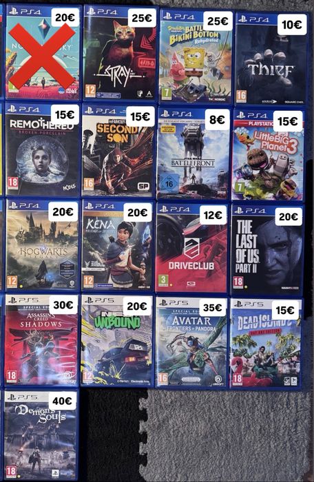 Игри за PS4 и PS5 / Лот игри за Playstation 4 и Playstation 5