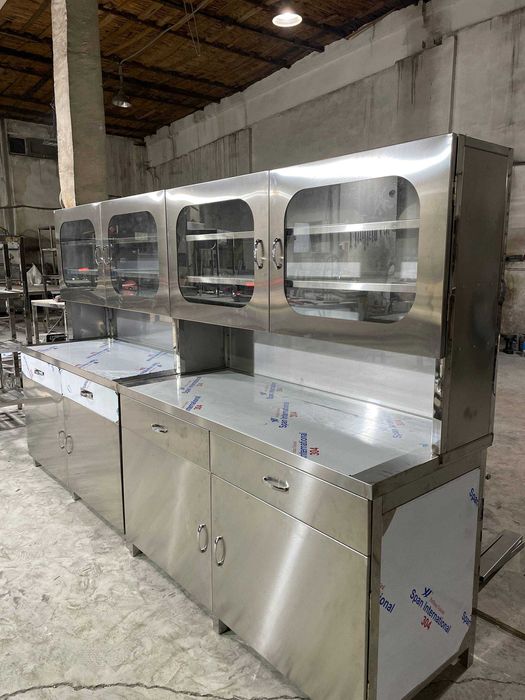 Лабораторная мебель из нержавеющей стали | Laboratoriya mebellari