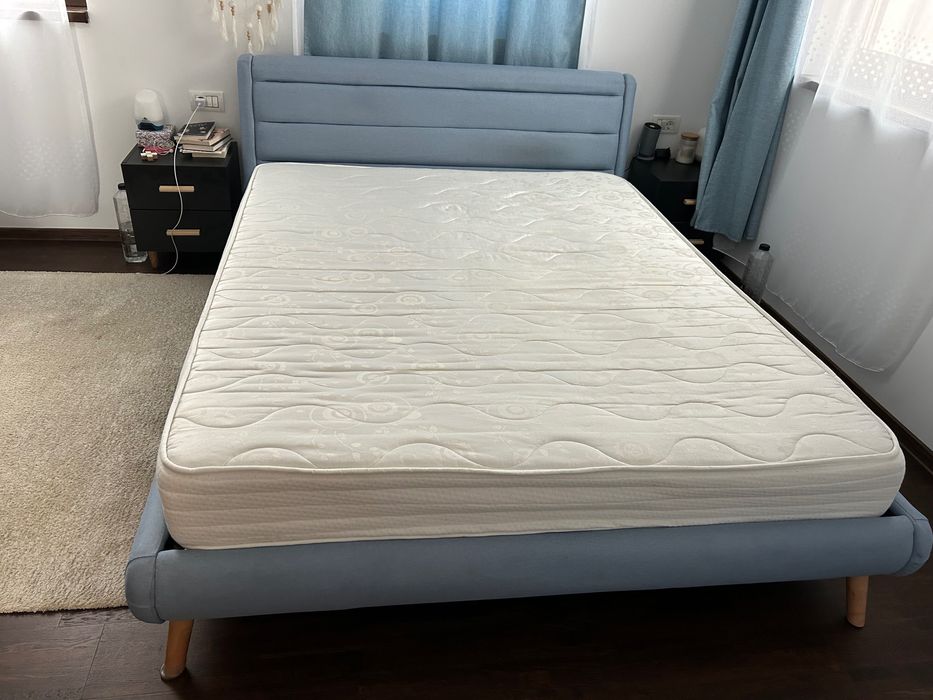 Pat dormitor tapitat 160x200