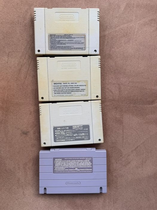Vintage Jocuri Comsola Nintendo Snes/ Super Nintendo