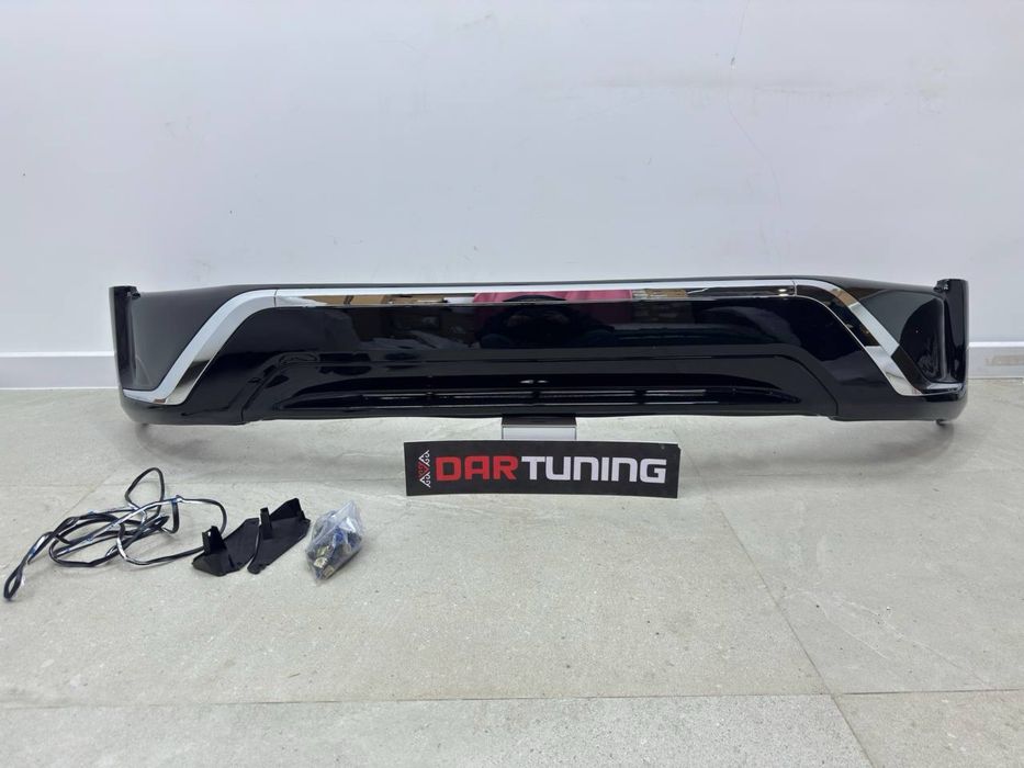 Губа переднего бампера Toyota Land Cruiser 200