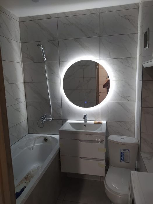 Сантехника ,кафель ванны под ключ