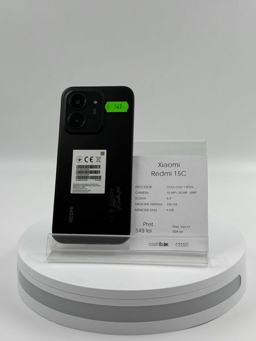 Xioami Redmi 15C 256 GB Garantie 24 luni CashBox